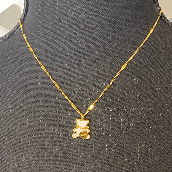 Stainless Steel Bear Necklace - Picture 2 of 6